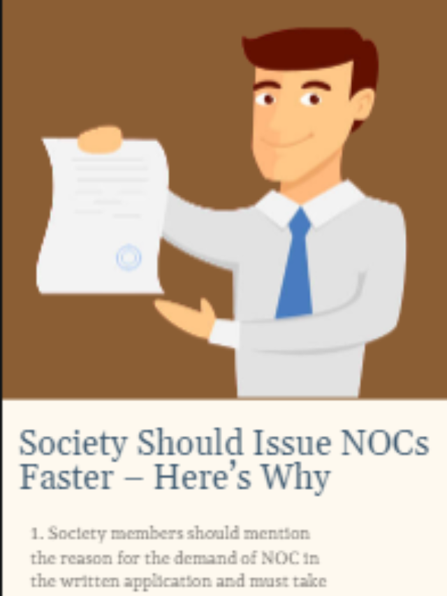 Society Should Issue NOCs Faster – Here’s Why