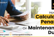 How to Calculate Penalty On Maintenances Dues.