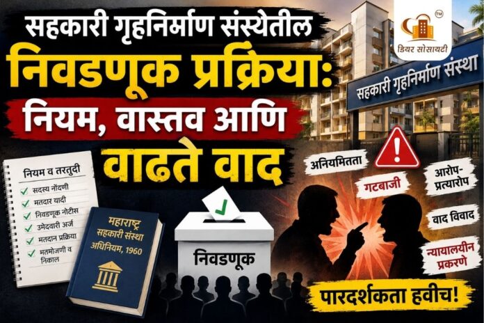 सोसायटी निवडणूक प्रक्रिया: सहकारी गृहनिर्माण संस्थेतील नियम, वास्तव आणि वाढते वाद